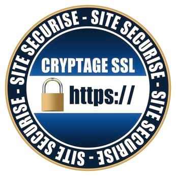 SSL Site internet sécurisé - bleu